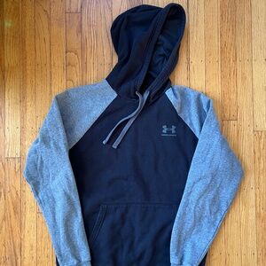 Under Armour Hoodie Mens Medium Black and Gray